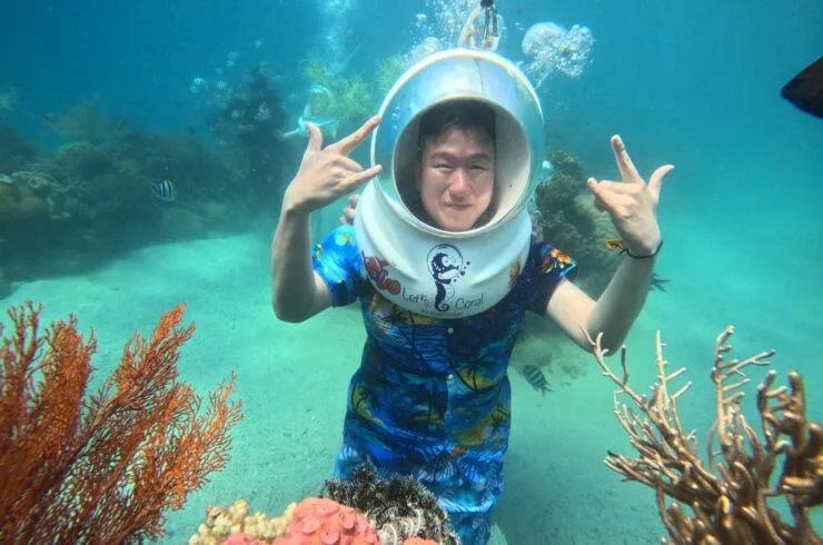 Tour đi bộ dưới đáy biển Nha Trang (sea walking)