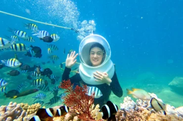 Không biết bơi nhưng vẫn được tham quan đáy biển