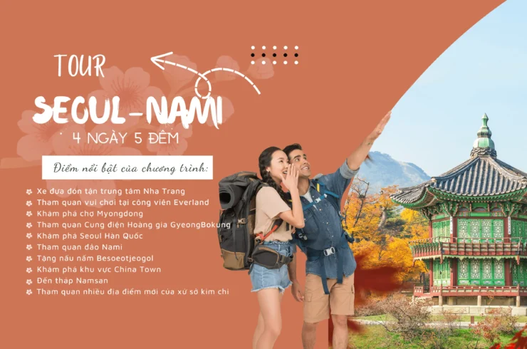 TOUR NHA TRANG – HÀN QUỐC 4 NGÀY 5 ĐÊM