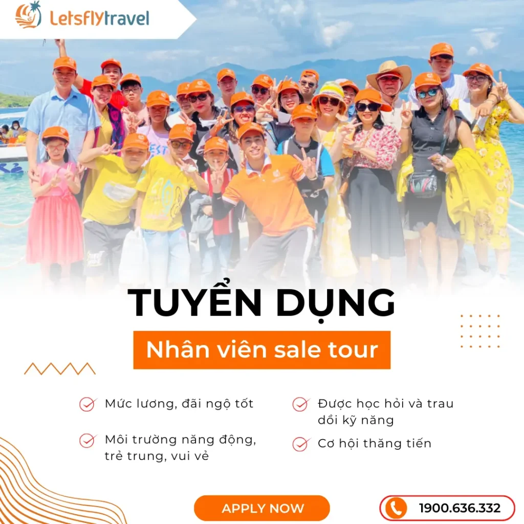 Let's Fly Travel tuyển dụng nhân viên sale tour