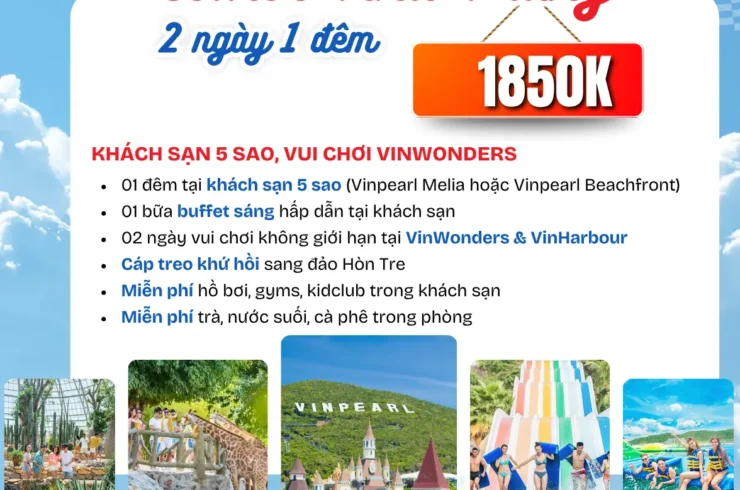 Combo Nha Trang 2 ngày 1 đêm – vinpearl Hòn Tre