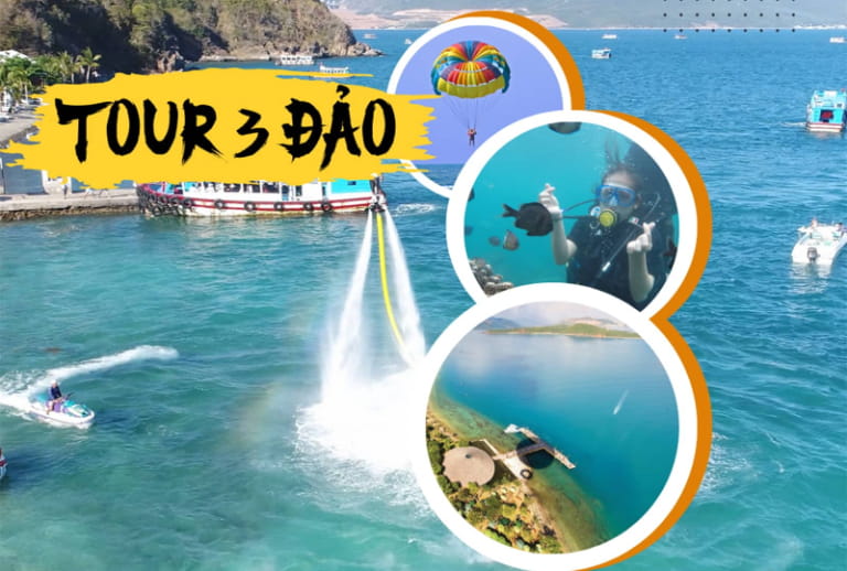 Tour 3 đảo Nha Trang