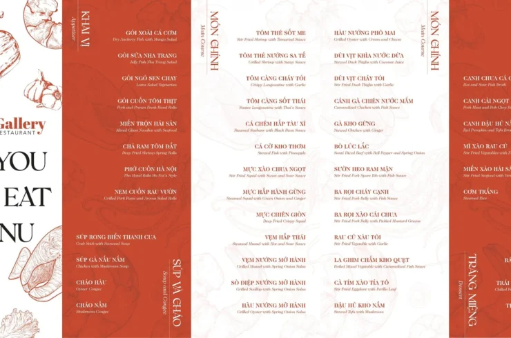 Vé trải nghiệm ẩm thực tại Ngon Gallery Nha Trang