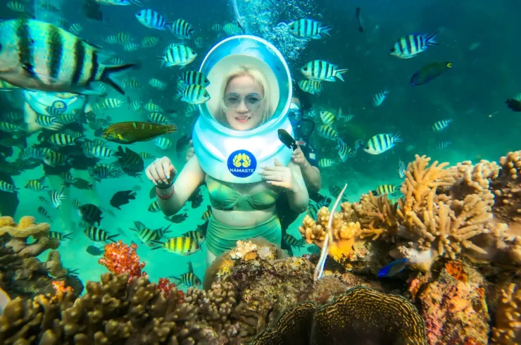 Tour đi bộ dưới biển tại du thuyền Nautilus Namaste