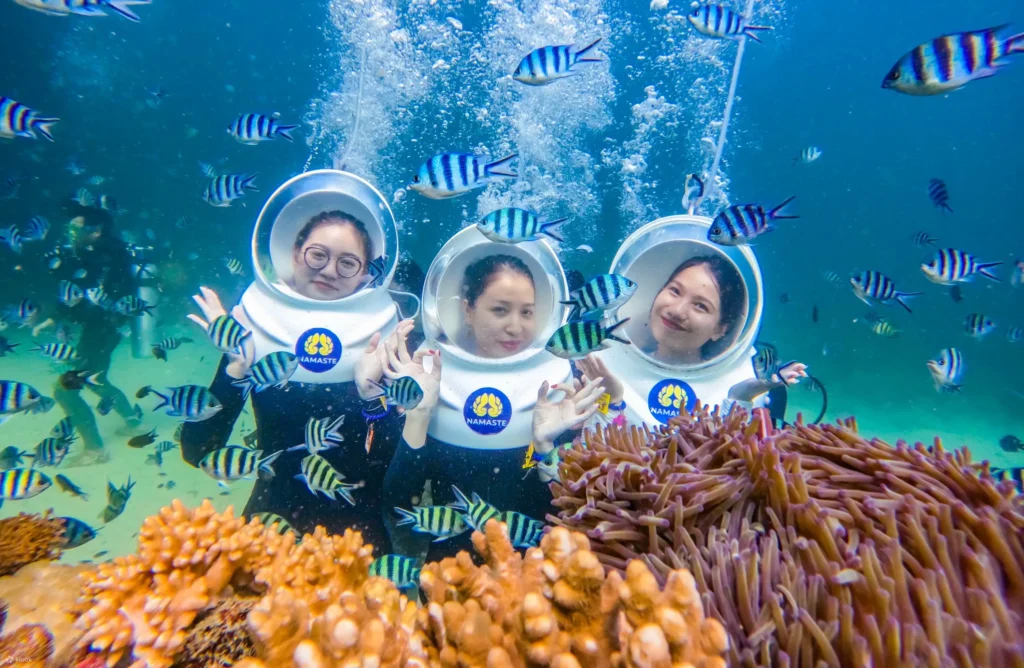 Tour đi bộ dưới đáy biển Nha Trang (sea walking)