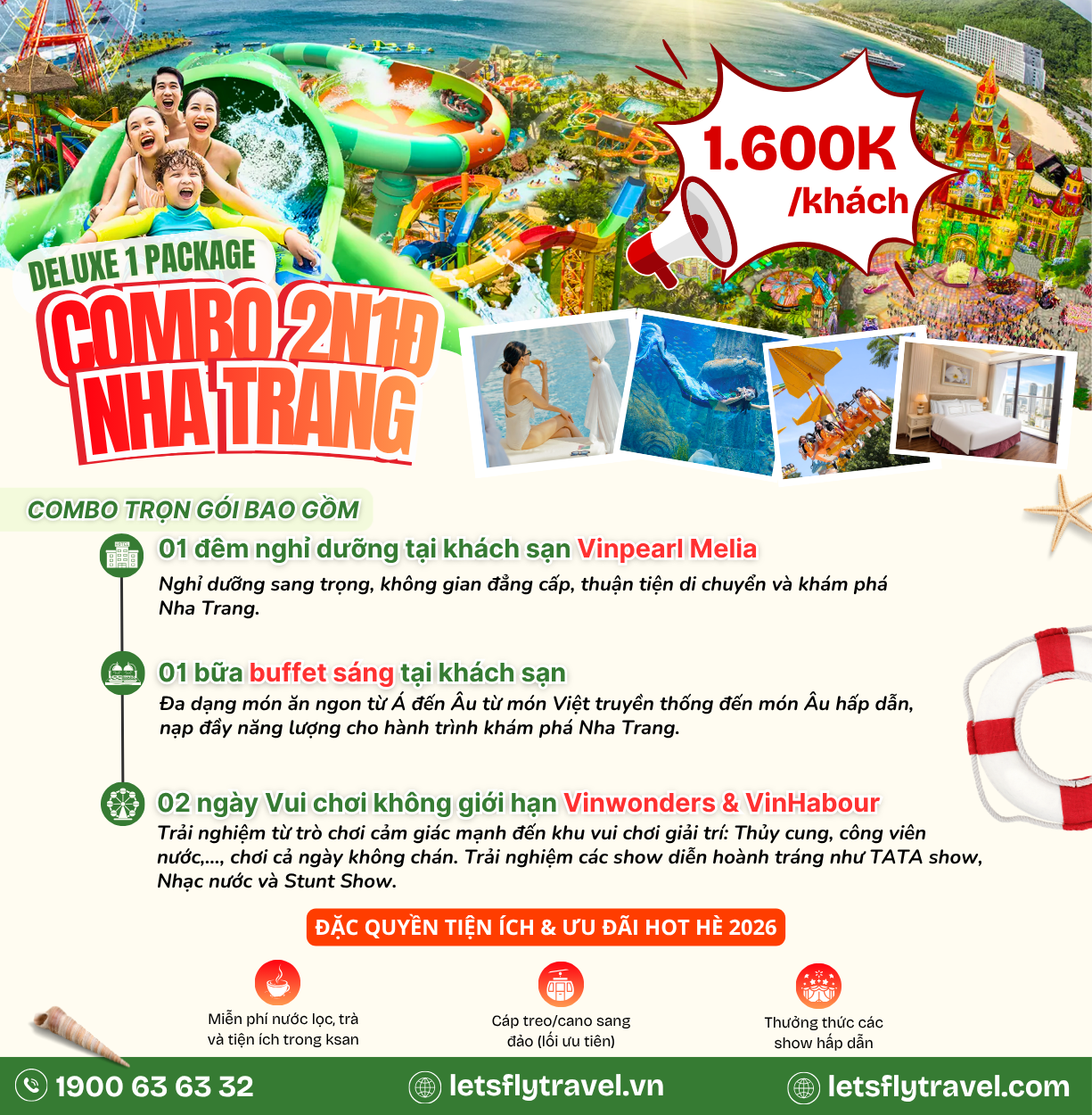 combo nha trang 2 ngày