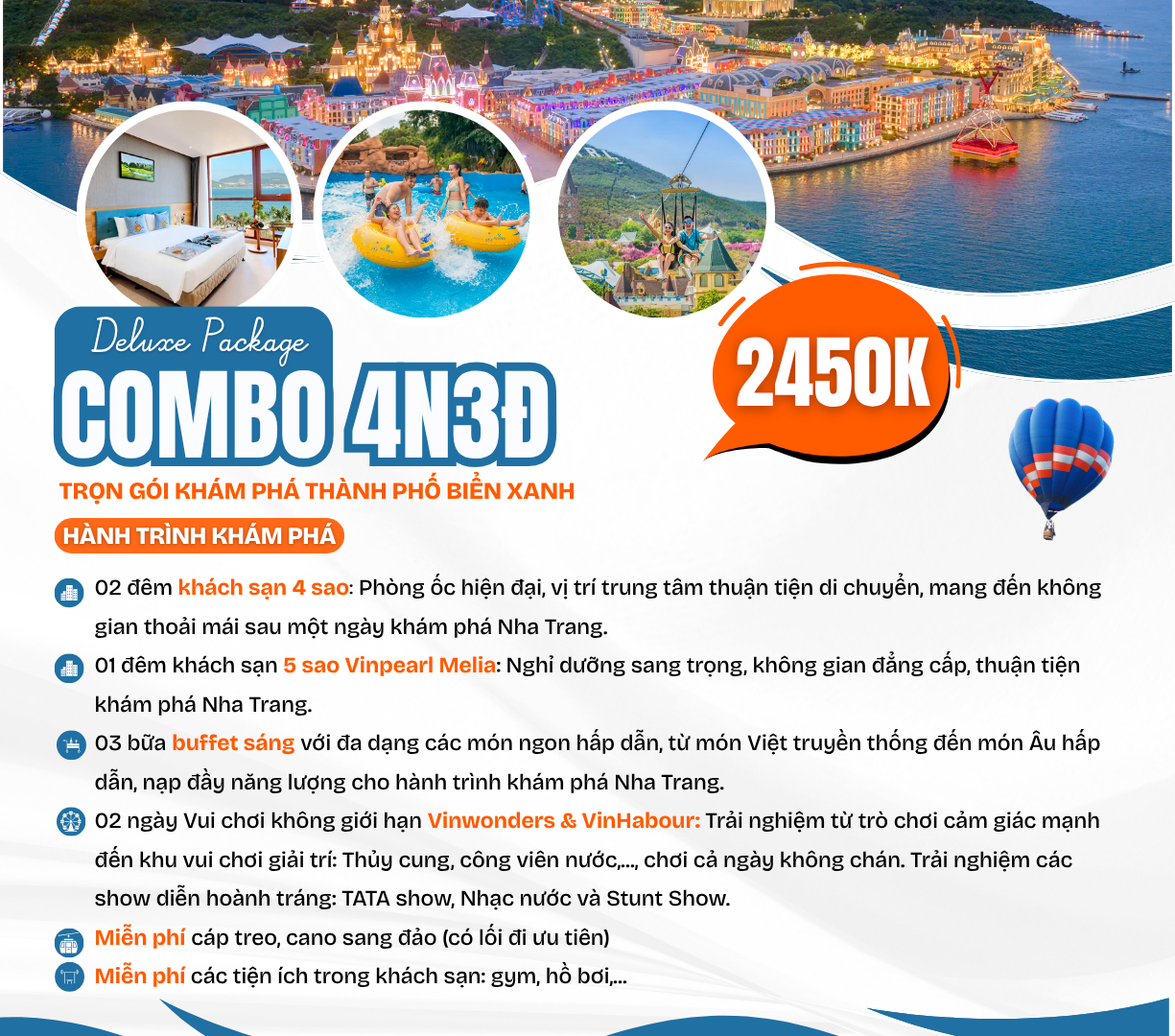 combo nha trang 4 ngày 3 đêm trọn gói