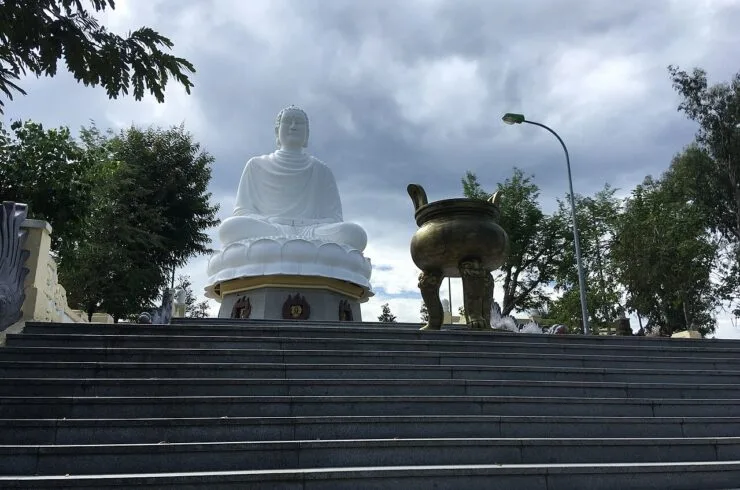 Long Son Pagoda Nha Trang white Buddha