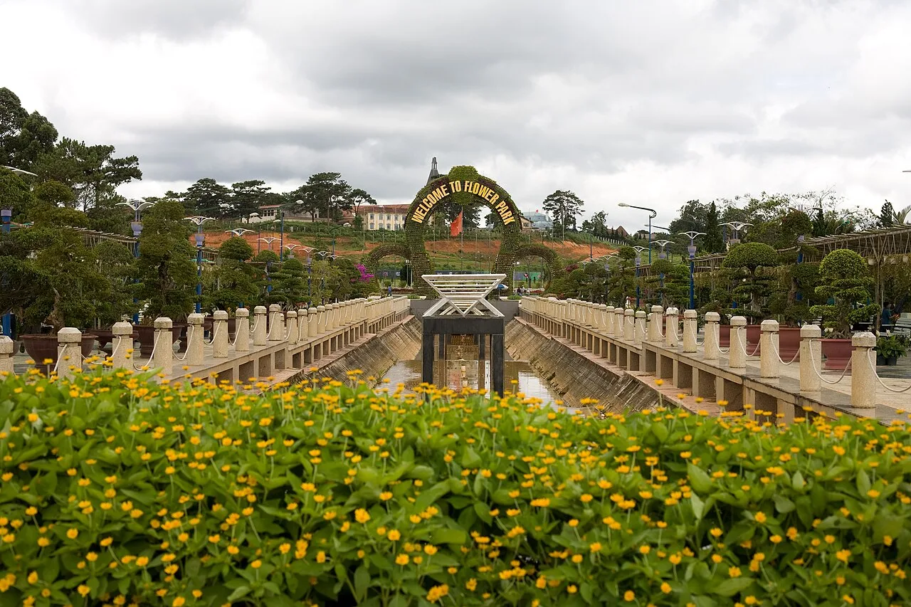 Da Lat flower garden